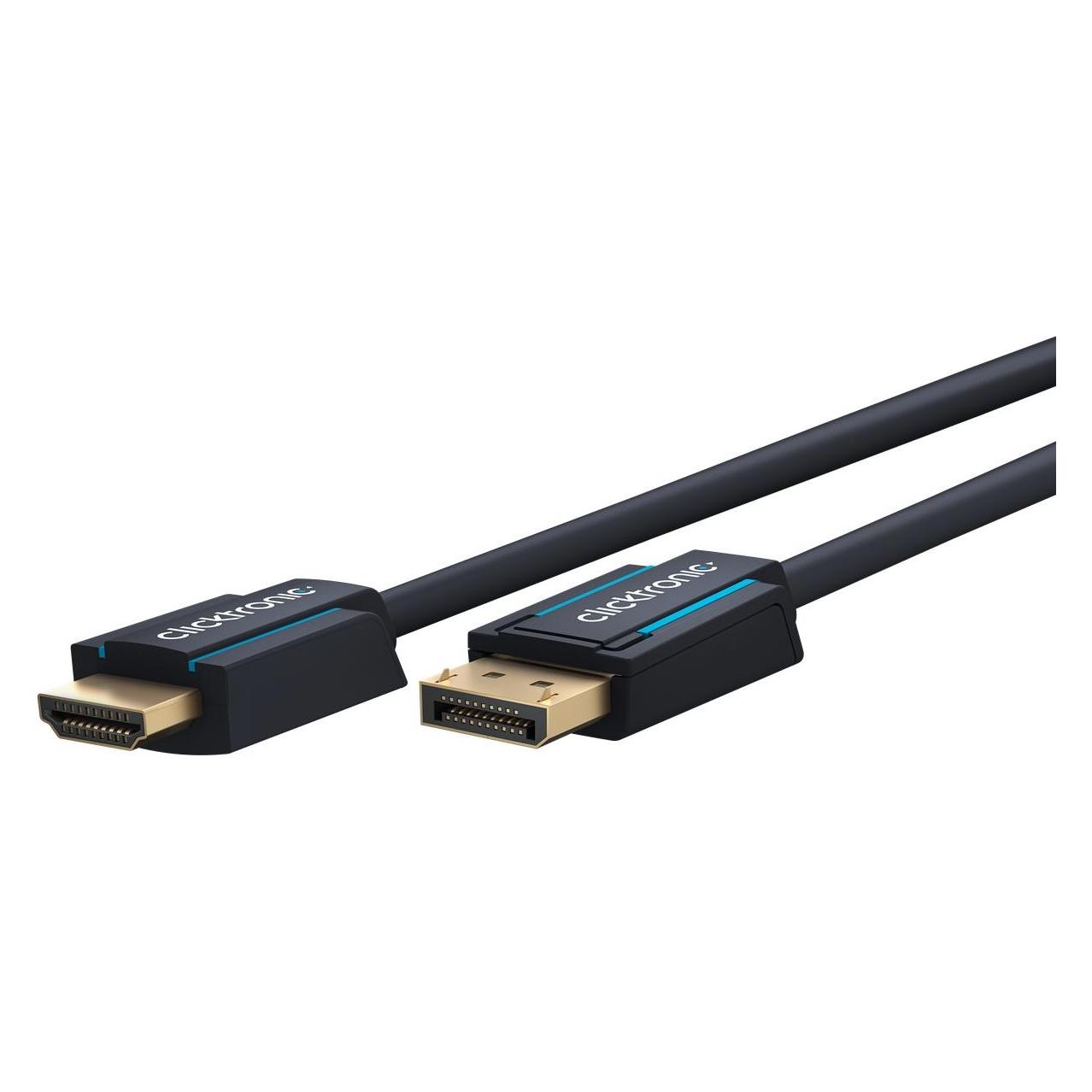 clicktronic Casual DisplayPort/HDMI Adapterkabel, 2 m (2 m) (44924)