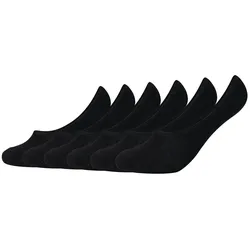 6er Pack s.Oliver Essentials Elastic Tape Füßlinge 0005 - black 39-42