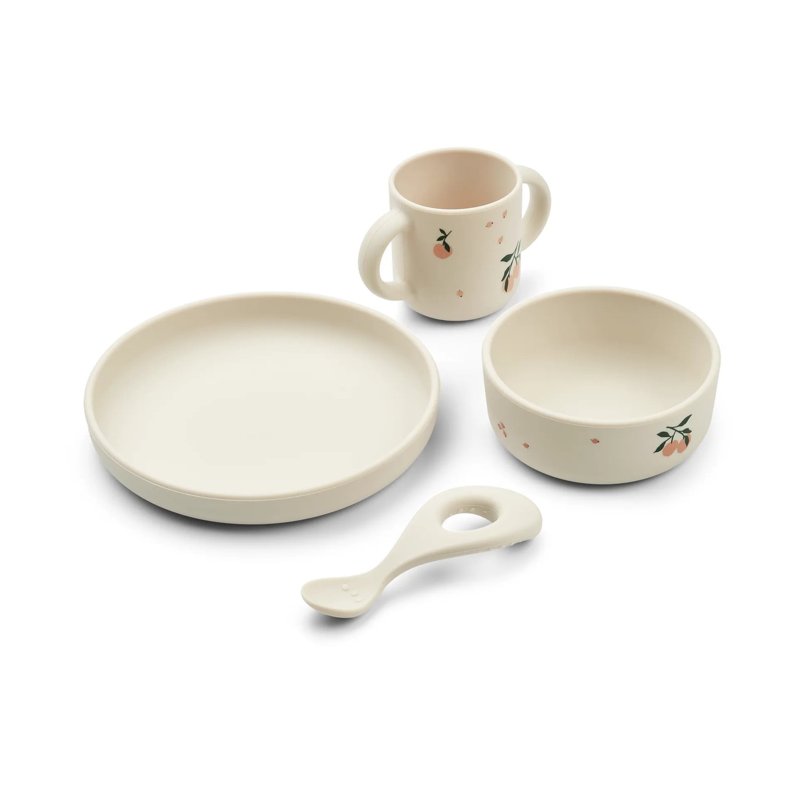 Liewood Vivi servies set 4-delig Peach-Sea shell mix