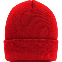 Beanie lang "MB7139" - red