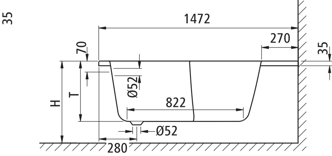 Kermi Eckwanne LIVORO VL1 FXH 1450x2041 weiß, L1FXH1451452K L1FXH1451452K