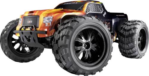 Reely Cimera Schwarz Brushless 1:10 RC Modellauto Elektro Monstertruck Allradantrieb (4WD) 100% RtR 2,4GHz Inkl. Akku un