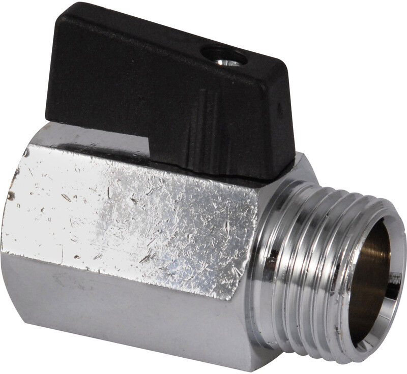 BPE mini kogelkraan 1/2" Bn.DrxBt.Dr met knop