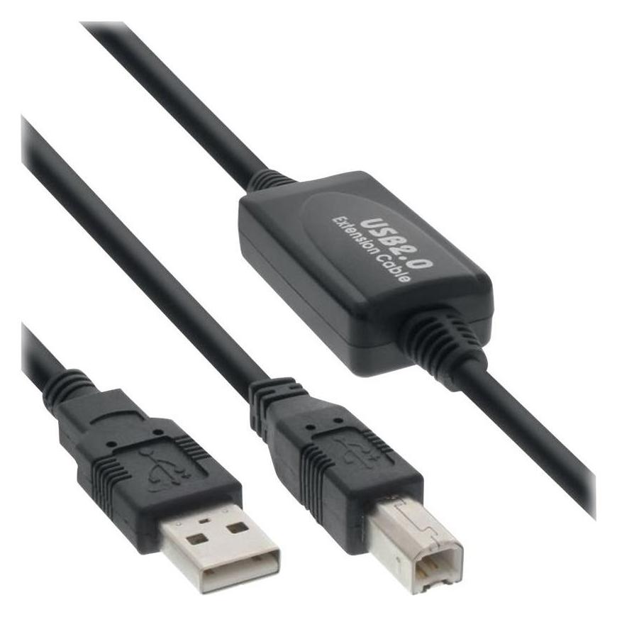 InLine Kindermann USB-Kabel (10 m, USB 2.0) (K-34511I)