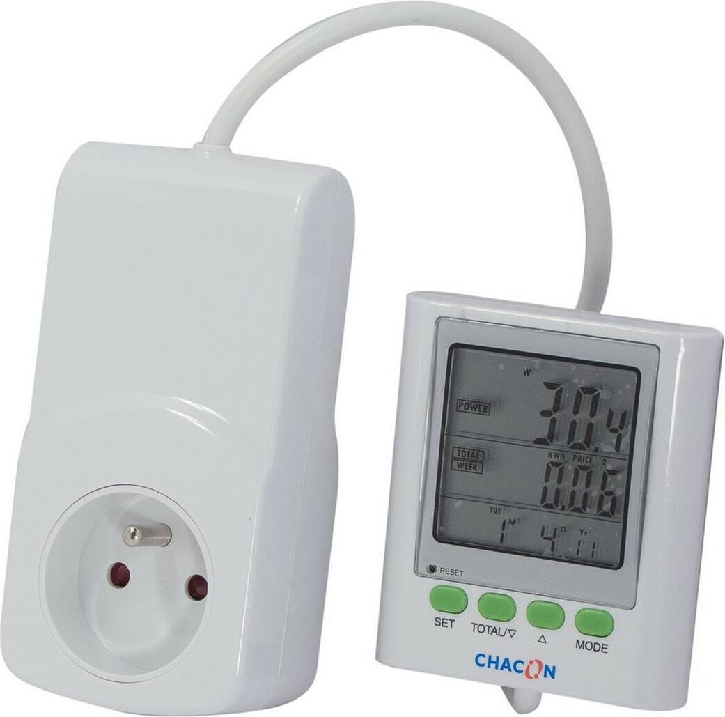 Chacon EcoWatt 650 verbruiksmeter met afstandsdisplay