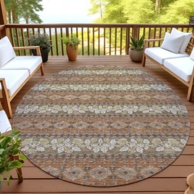 Addison Rugs Machine Washable Indoor/ Outdoor Stripe Sochi Chantille Rug