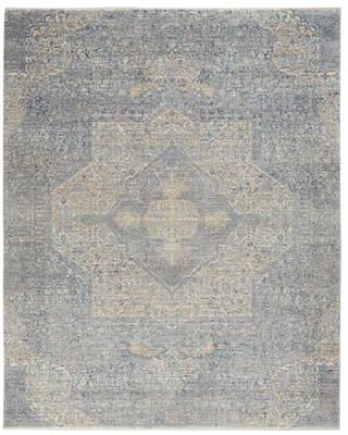 Nourison Silken Weave Contemporary Border Area Rug