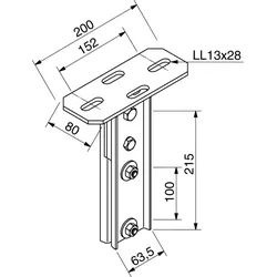 Rico KOPFPLATTE 16A4-B