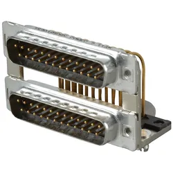 D-SUB DP 50 STST - D-SUB, Dual Port, Stecker-Stecker, 2x25-polig