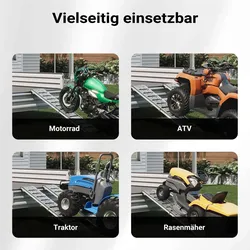 Wiltec, Garagenausstattung, Auffahrrampe