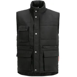 Winterweste "TURBO" Outdoor - L - schwarz
