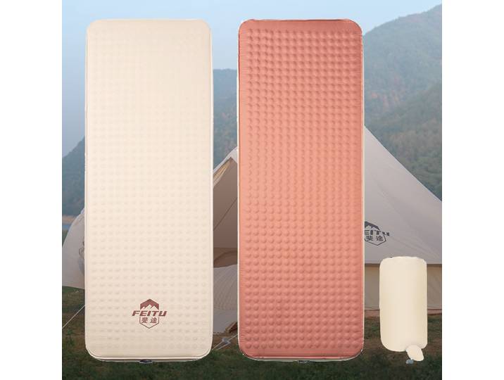 Matelas pneumatique Camping en plein Air lit gonflable automatique pompe construite tapis auto-gonflant tente matelas gonflable coussin unique