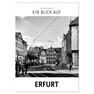 Ein Blick auf Erfurt (Wandkalender 2026 DIN A2 hoch), CALVENDO Monatskalender