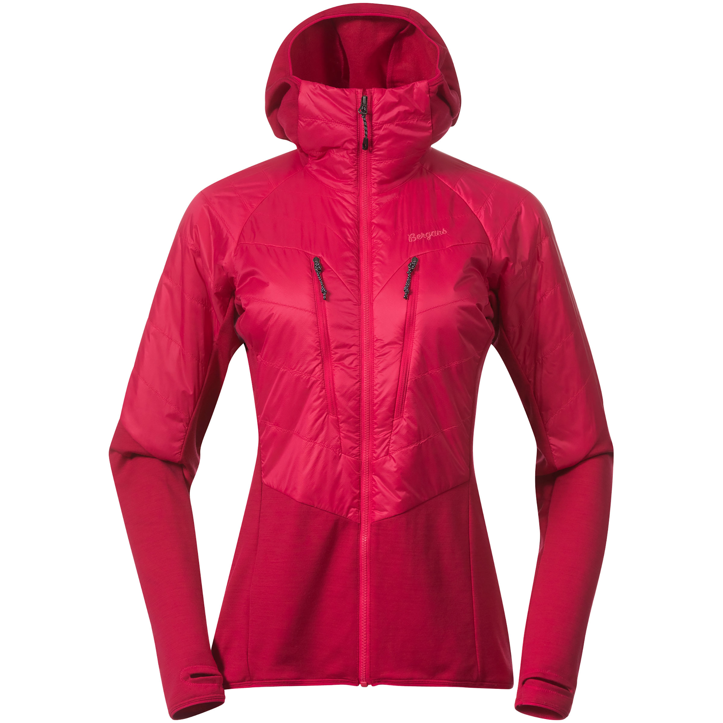 Bergans Tind Light Insulated Damen Isolationsjacke pink Größe M Trekking Windabweisend Wasserabweisend