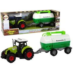 Traktor für Kinder mit Anhänger Tankwagen Bauernhof