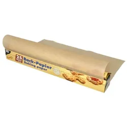Papstar 24 Rollen Backpapier 25 m x 38 cm braun in Faltschachtel