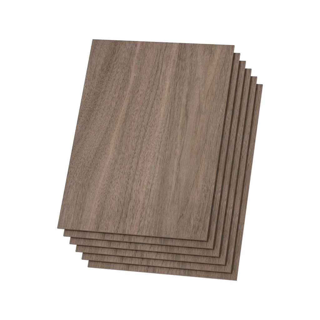 xTool 3 mm Walnut Plywood (6-Pack) P5020089