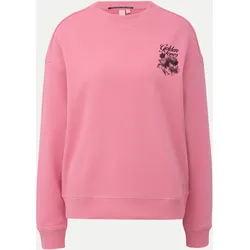 Sweatshirt mit Print Rosa XXL