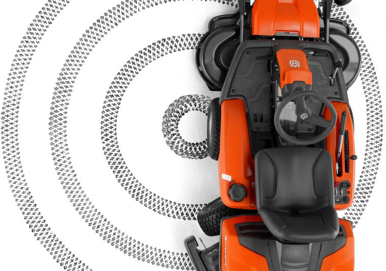 Husqvarna R 316TX Trattorino tagliaerba Rider professionale motore benzina 603 cm³ , senza piatto di taglio