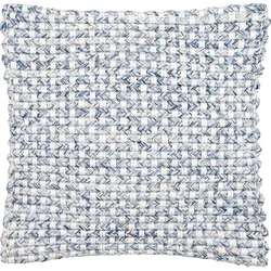 GreenGate Cushion Cover Braided, 50 x 50 cm, pale blue