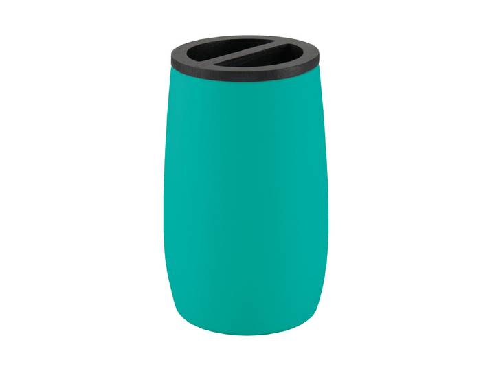 Kleine Wolke Zahnputzbecher Daily Türkis Abs, Bambus