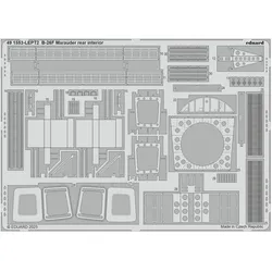 Eduard B-26F Marauder rear interior ICM
