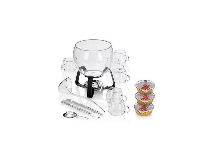 kela Bowle-Set Juntos, Feuerzangenbowle-Set 15-tlg inkl. Brenner & 3mal Sicherheitsbrennpaste