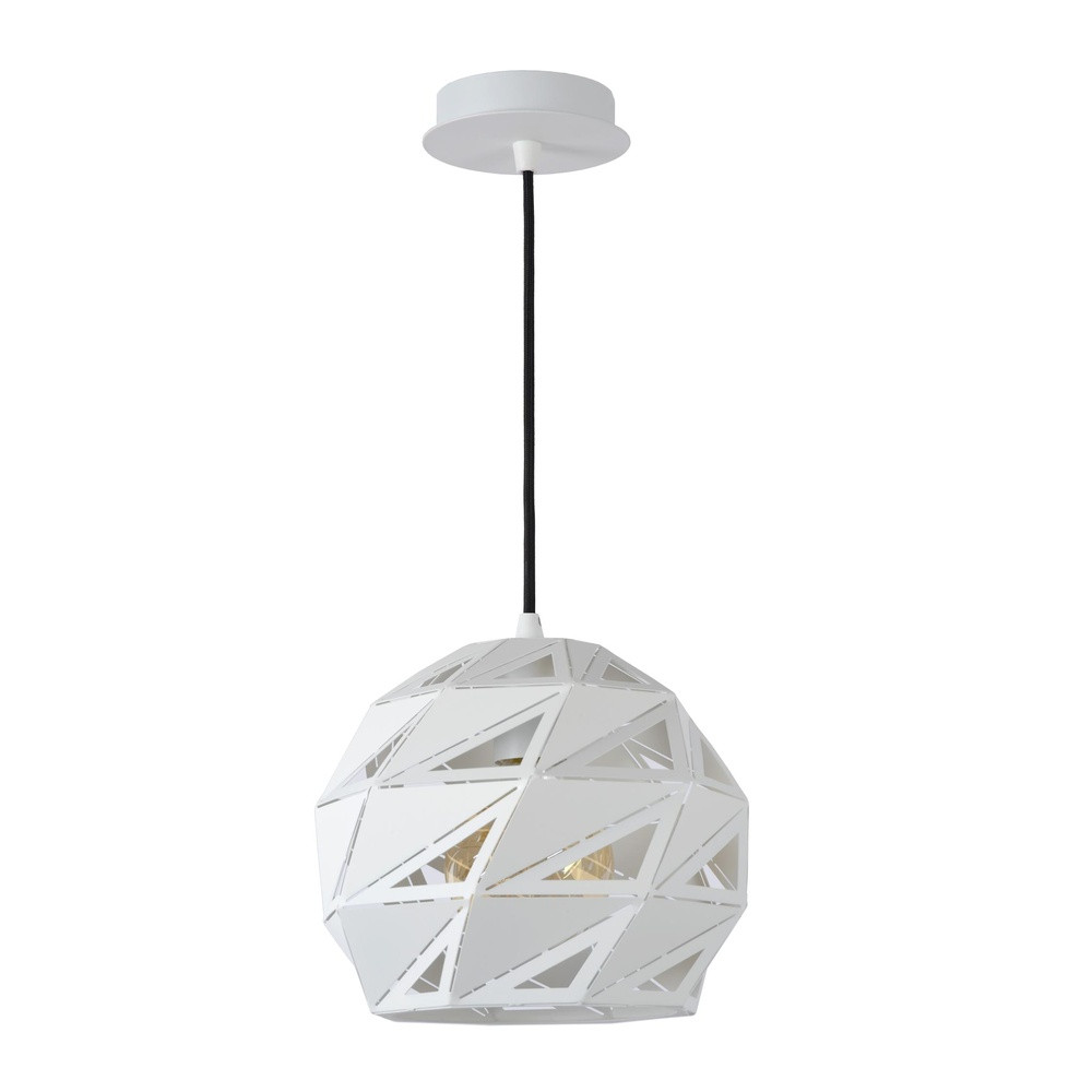 Lucide Design Hanglamp Wit Metal Dimmable E27