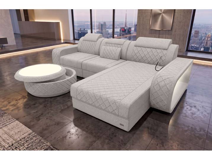 Ecksofa Berlin L Form Stoffsofa
