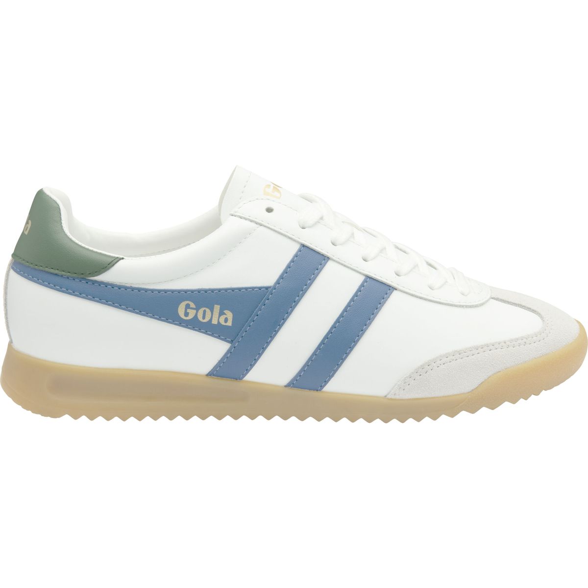 Gola Torpedo Leather Sneaker Men white/marine blue/evergreen (XE) 12 CMB622-XE-12-whitemarineblueevergreen