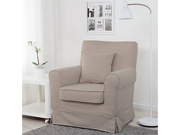 Excellence Housse EKTORP JENNYLUND Fauteuil (Dark Beige A02)