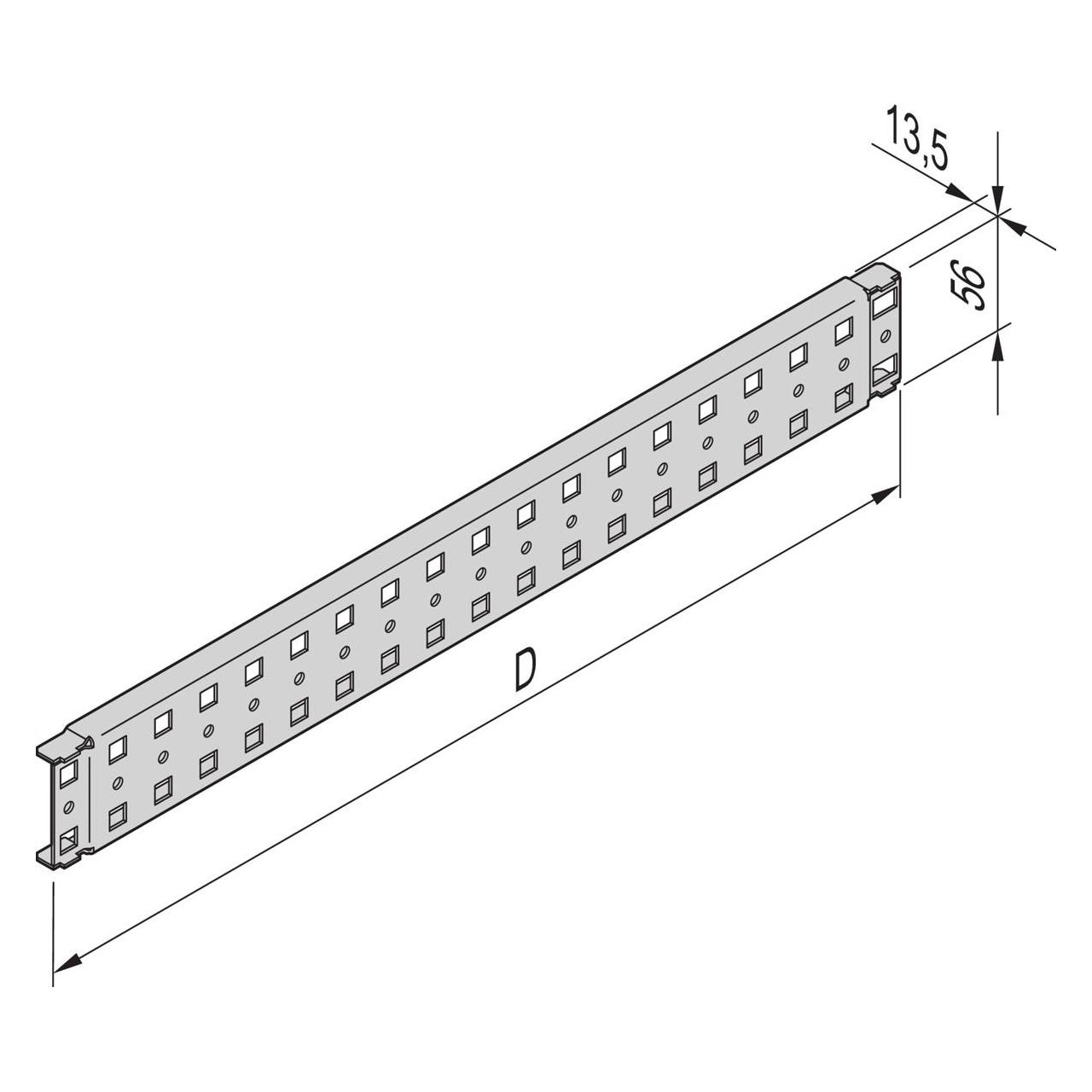 Schroff Novastar Tiefenstreben 800T ALZN (2x) (27230169)