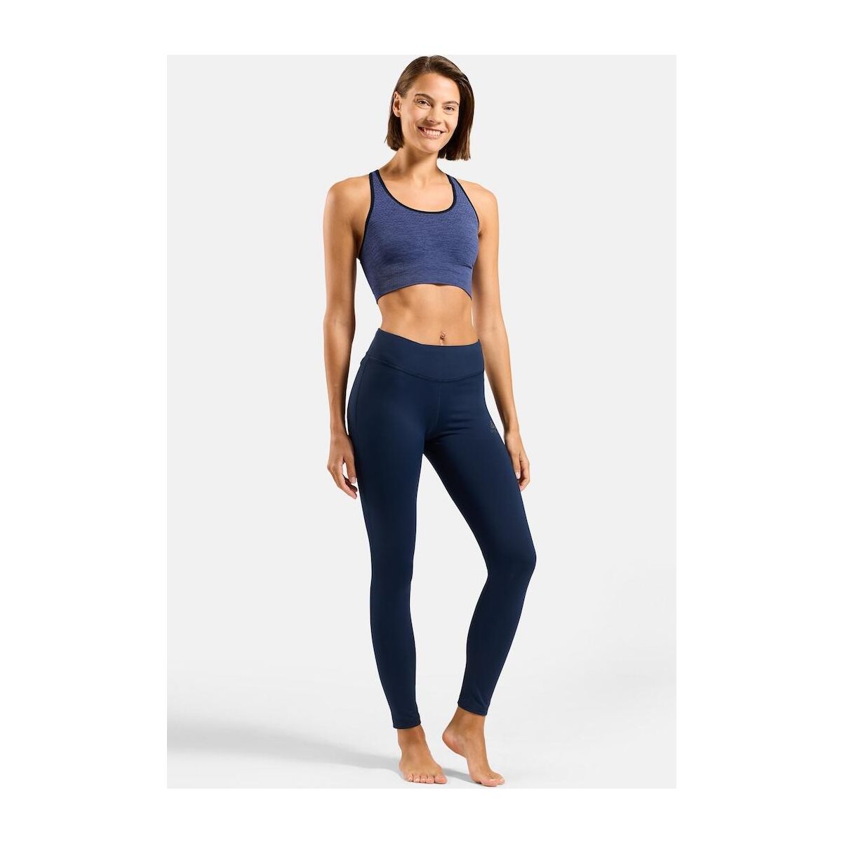 Odlo The Seamless Medium-support Sports Bra skipper blue melange (21122) L 131491-21122-L