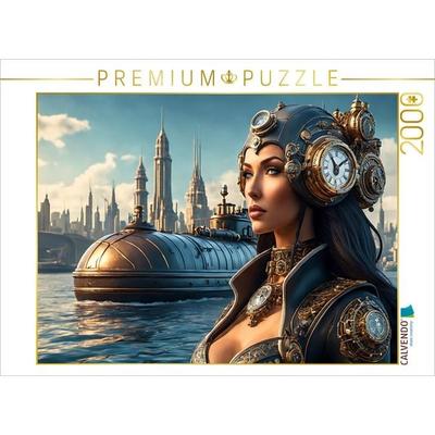 CALVENDO Puzzle U-Boot-Kommandantin in Uniform | 2000 Teile Lege-Größe 90x67cm Foto-Puzzle für glückliche Stunden
