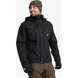 Field Pro Warm Outdoor Jacket Herren Black, Größe:L - Jacken > Outdoor- & Freizeitjacken - Schwarz