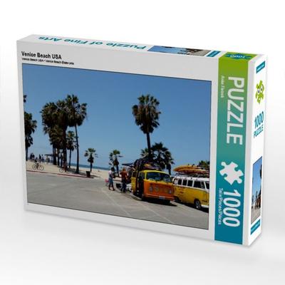 CALVENDO Puzzle Venice Beach USA | 1000 Teile Lege-Größe 64x48cm Foto-Puzzle für glückliche Stunden