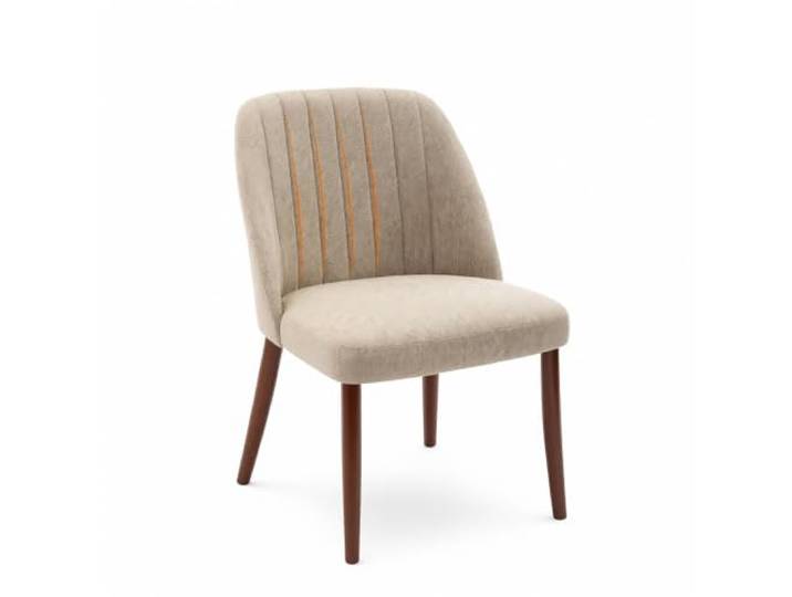 GarveeHome 2er-Set Esszimmerstühle mit ergonomischer Polsterung, atmungsaktivem Leinenbezug & massiven Holzbeinen – modern, bequem für Küche & Esszimmer – Farbe: Leinen Camel
