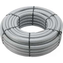Raxofix Rohr mit Dämmung 9mm Ring 25m 5302.5 - 25x2,7mm Kunststoff grau
