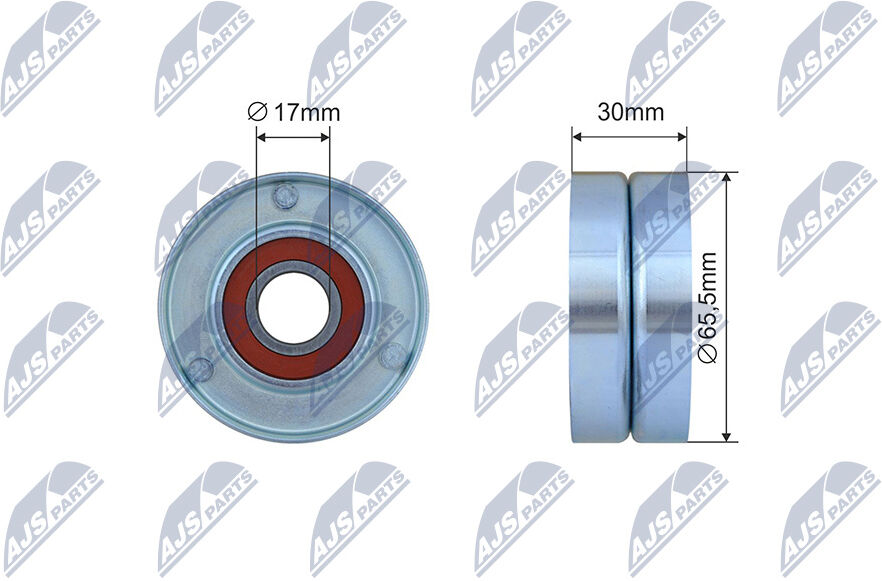 Nty Spannrolle, Keilriemen Rnkfr040 Für Ford
