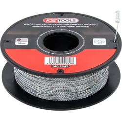 KS TOOLS Scheiben-Schneiddraht, gezopft, 50 m - 140.2642