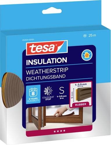 Tesa E-Profil 05464-00101-02 Dichtband tesamoll Braun (L x B) 25m x 9mm 25m