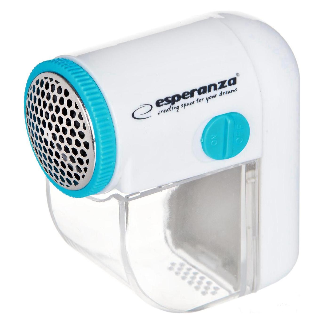 Esperanza ECS003T Cuddly white and turquoise clothes shaver (ECS003T)