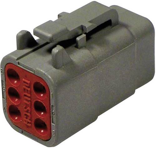 TE Connectivity DTM 06-6 S Rundstecker Stecker, gerade Gesamtpolzahl: 6 Serie (Rundsteckverbinder): DTM