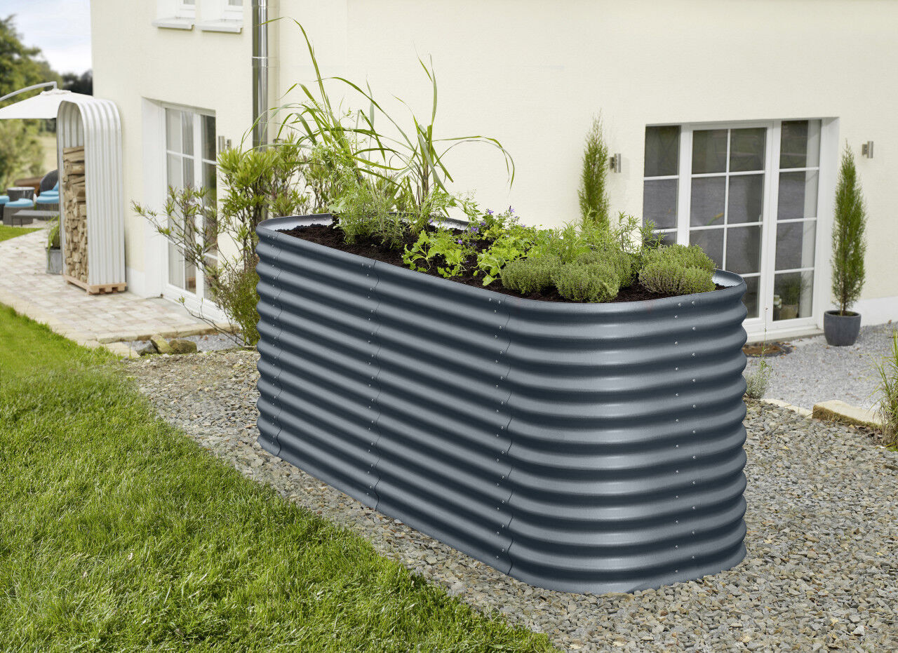 Vitavia Erweiterung Stretched zu Hochbeet 858 80 x 86 cm granit