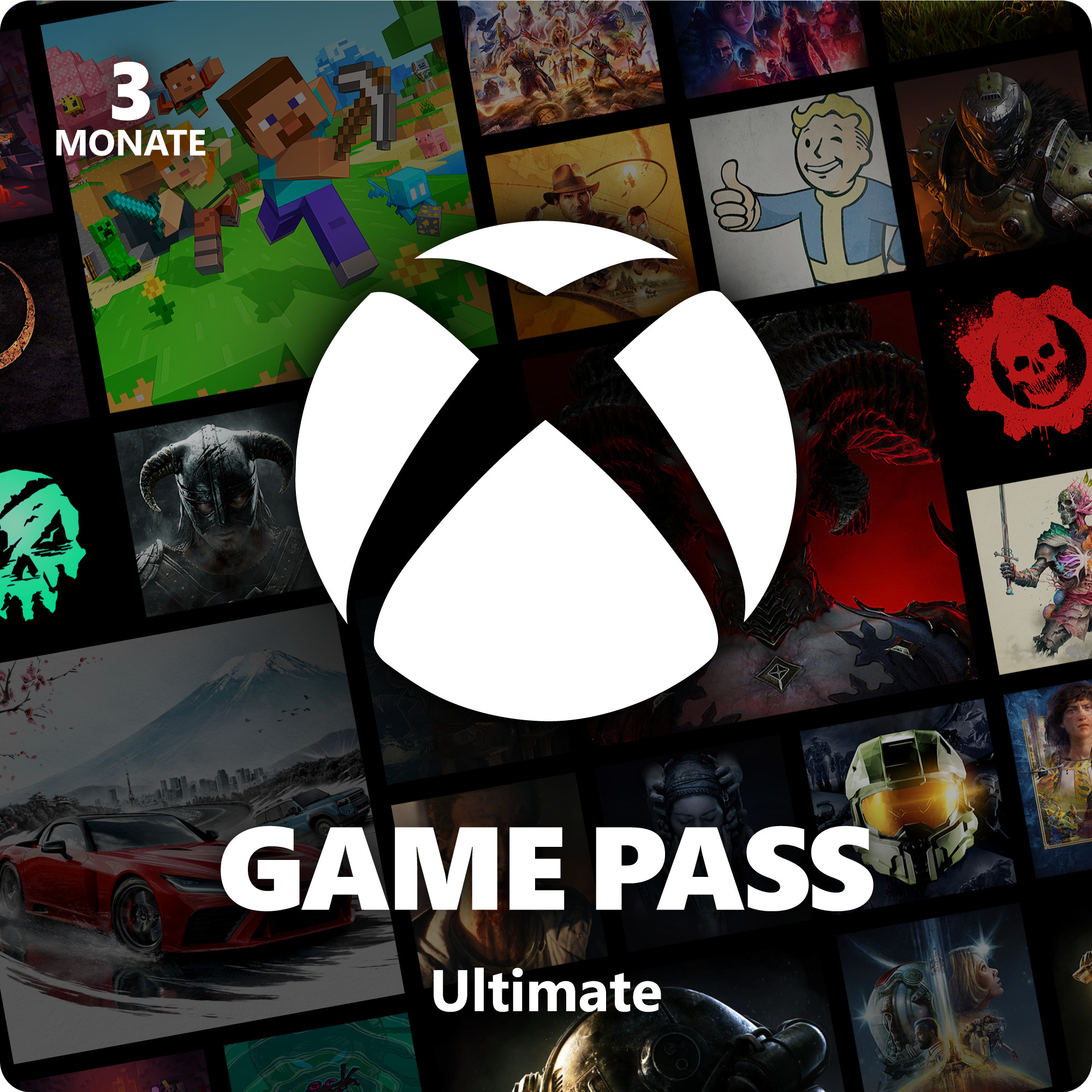 Microsoft Xbox Game Pass Ultimate 3 Monate QHX-00006