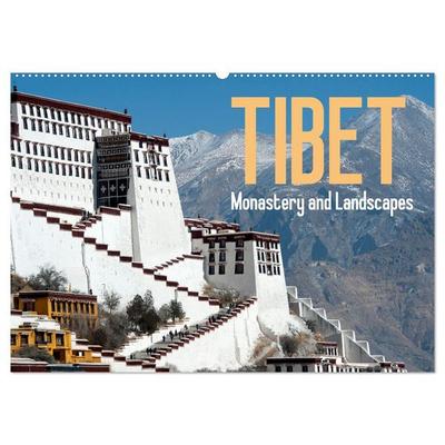 Tibet Monastery and landscapes (Wall Calendar 2026 DIN A2 landscape), CALVENDO 12 Month Wall Calendar
