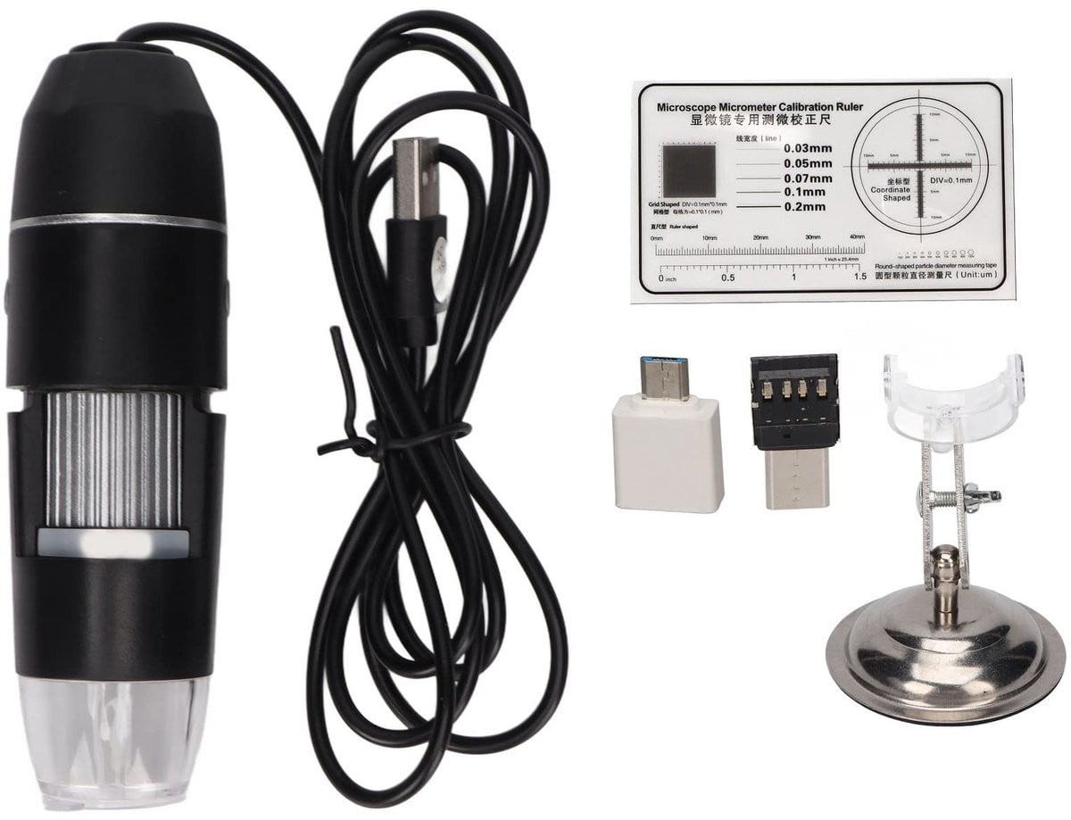 Dailygoods Hoofdhuiddetector - Draagbaar diagnoseapparaat met 800x vergroting en USB-aansluiting