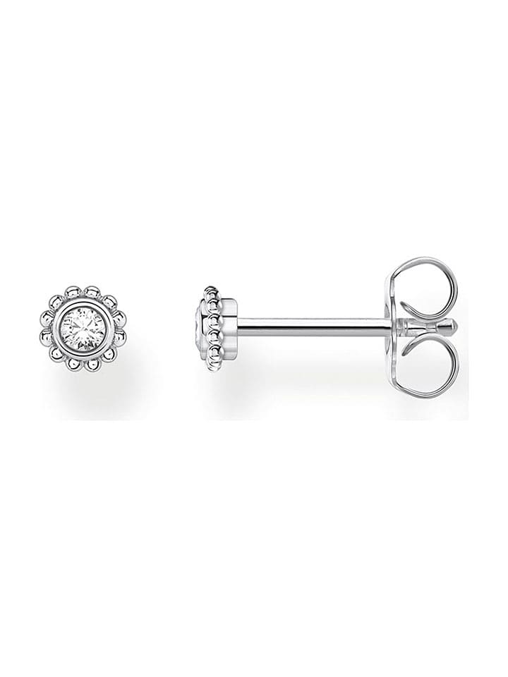 Thomas Sabo Silber-Ohrstecker mit Edelstein - onesize