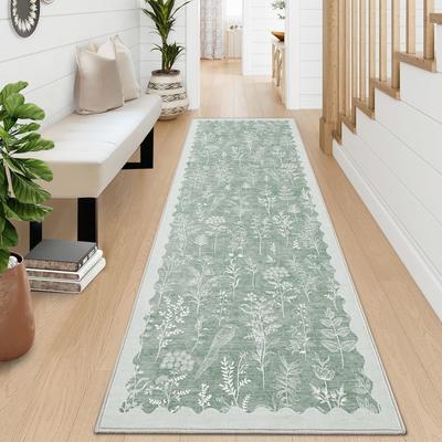 Garvee Modern Bird Botanical Pattern Area Rug