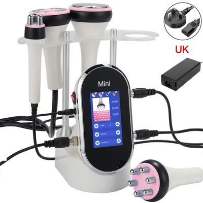 Uplift Picks 4 In 1 Ultrasonic Cavitation Machine 40K Skin Tightening Facial Lifting Device pink us